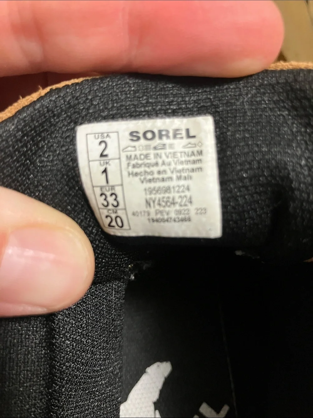Sorel Kids Brown & Black Waterproof Duck Boots
